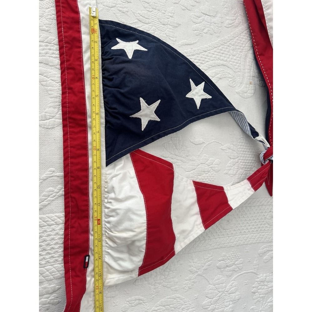Rare 1990's Tommy Hilfiger USA Flag Halter Top Skirt Set Large & 6 Vintage Stars - Picture 16 of 16